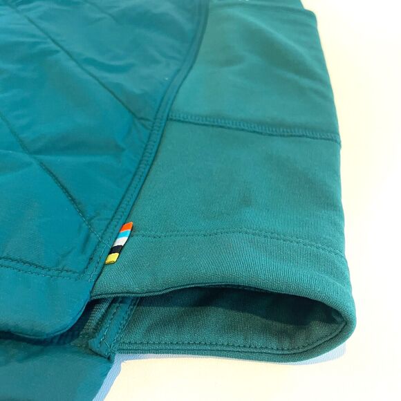 Smartwool Smartloft Merino Wool Pull On Quilted Skirt Emerald Green Women L NWT - Picture 11 of 12